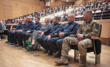 Przedstawiciele Komendy Miejskiej Policji w Rzeszowie na szkoleniu.