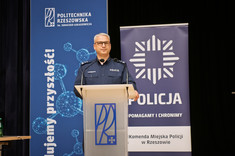 mł. insp. Rafał Dryś, I Zastępca Komendanta Miejskiego Policji w Rzeszowie.